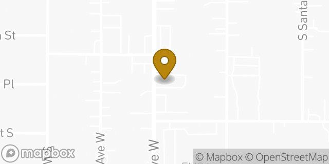 Map showing the location of Sonic Drive In in Tulsa, OK 74107