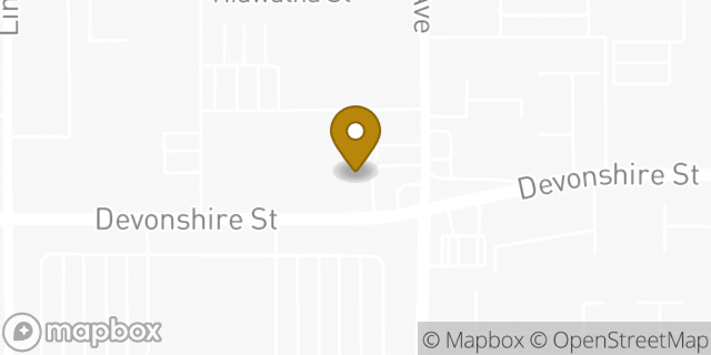 Map showing the location of Subway in Porter Ranch, CA 91326