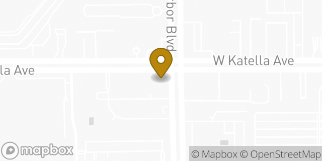 Map showing the location of CVS Pharmacy in Anaheim, CA 92802