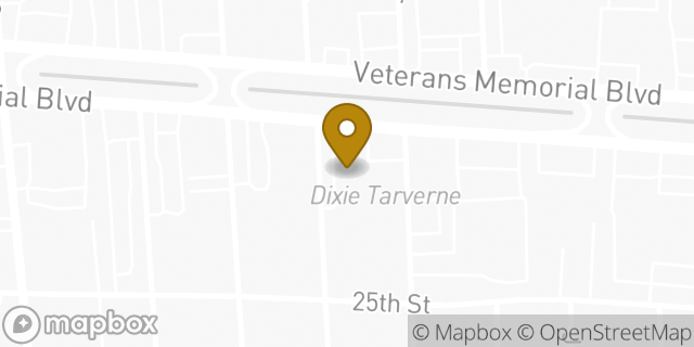 Map showing the location of HOTWORX in Metairie, LA 70002