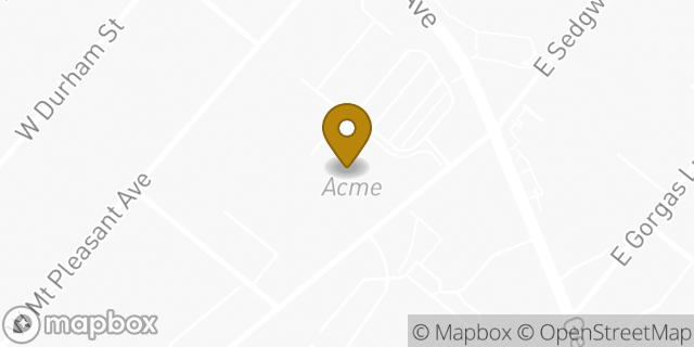 Map showing the location of Coinme in Philadelphia, PA 19119