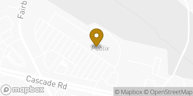 Map showing the location of Publix in Atlanta, GA 30331