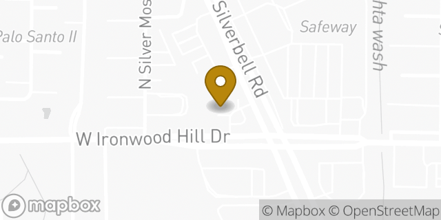 Map showing the location of Amazon Locker - Apollonia in Tucson, AZ 85745