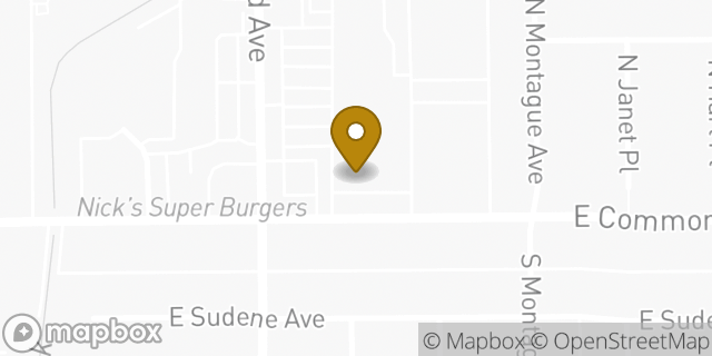 Map showing the location of Planet Fitness in Fullerton, CA 92831