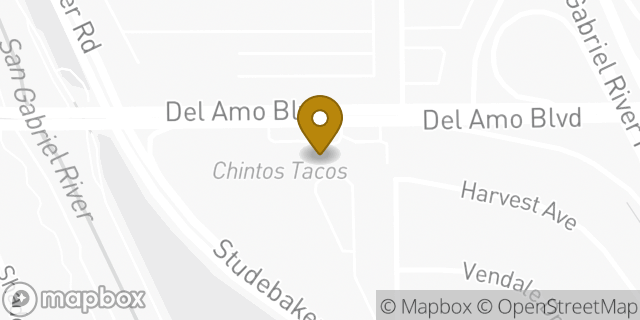 Map showing the location of Amazon Locker - Valiant in Lakewood, CA 90715