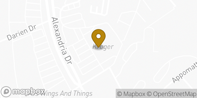 Map showing the location of Kroger Fuel Center in Lexington, KY 40504