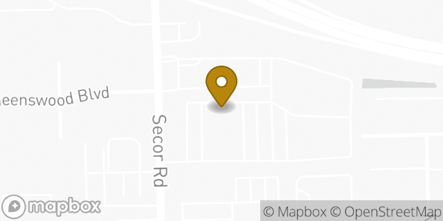 Map showing the location of Texas Roadhouse in Toledo, OH 43606
