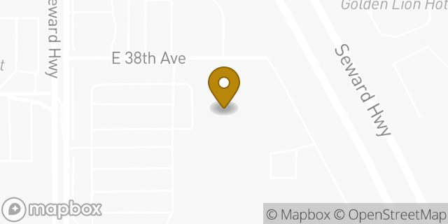 Map showing the location of Safeway in Anchorage, AK