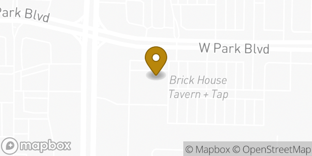 Map showing the location of Panera Bread in Plano, TX 75093