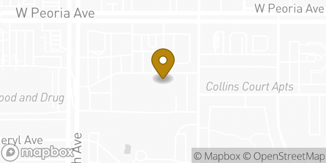 Map showing the location of Planet Fitness in Phoenix, AZ 85029