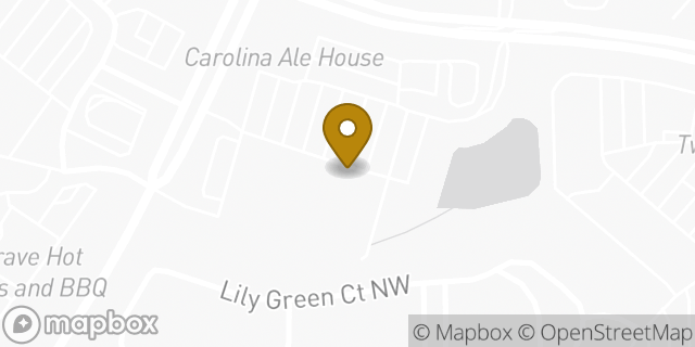 Map showing the location of Academy Sports + Outdoors in Concord, NC 28027