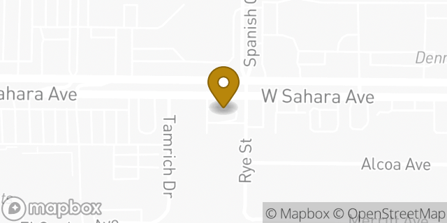 Map showing the location of Starbucks in Las Vegas, NV 89102