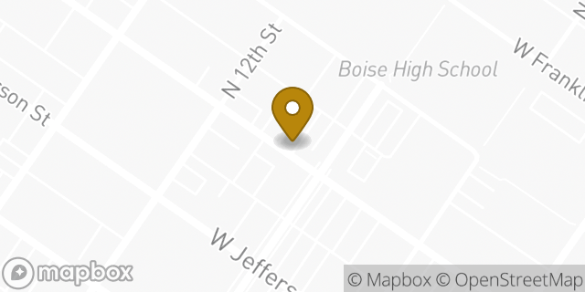 Map showing the location of Subway in Boise, ID 83702