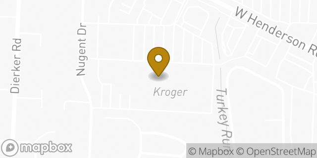 Map showing the location of Kroger in Upper Arlington, OH 43220