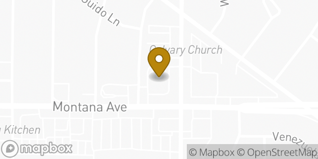 Map showing the location of ATM CVS in El Paso, TX