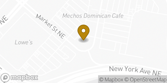 Map showing the location of Chipotle Mexican Grill in Washington, DC 20018