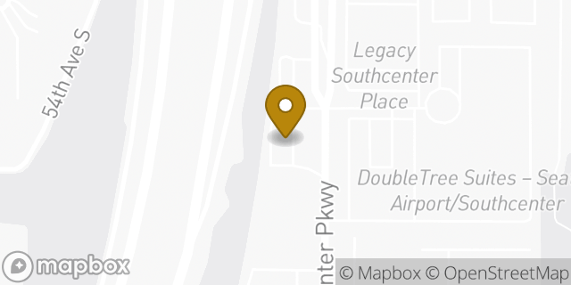 Map showing the location of McDonald's in Tukwila, WA 98188