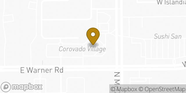 Map showing the location of ATM CVS in Chandler, AZ