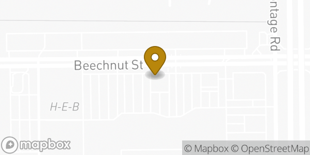 Map showing the location of Starbucks in Houston, TX 77096