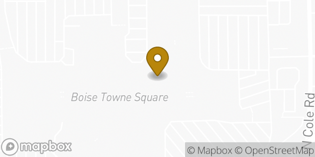 Map showing the location of J.Crew Factory in Boise, ID 83704