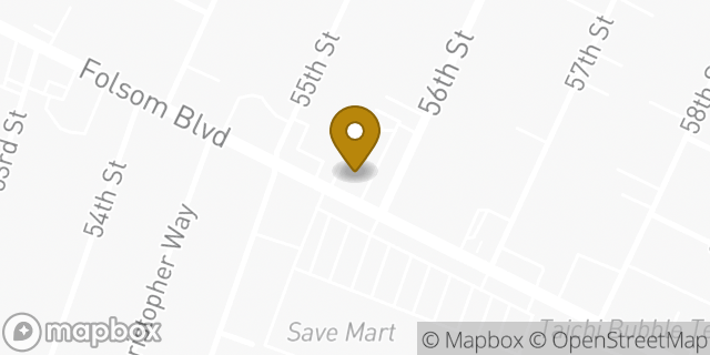 Map showing the location of McDonald's in Sacramento, CA 95819