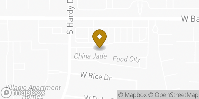 Map showing the location of Subway in Tempe, AZ 85283