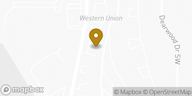 Map showing the location of AutoZone in Atlanta, GA 30315