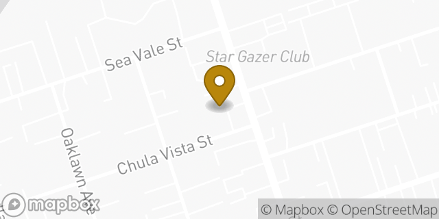 Map showing the location of Amazon Locker - Alexei in Chula Vista, CA 91910