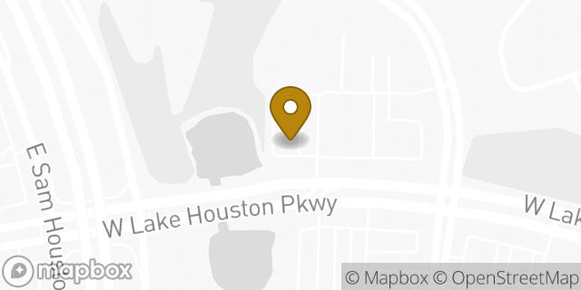Map showing the location of McDonald's in Houston, TX 77044