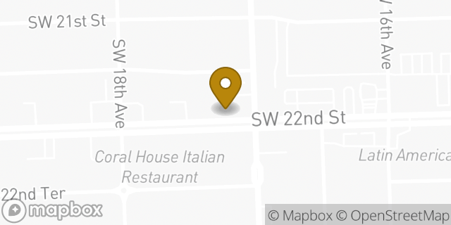 Map showing the location of May Crazy Bloom Flower Shop in Miami, FL 33145