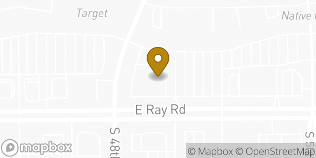 Map showing the location of The UPS Store in Phoenix, AZ 85044