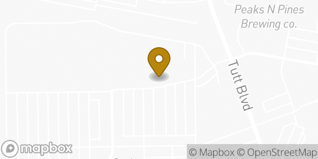 Map showing the location of Amazon Locker - Lengai in Colorado Springs, CO 80922