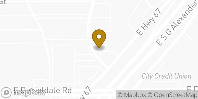 Map showing the location of Amazon Locker - Avocado in Duncanville, TX 75137