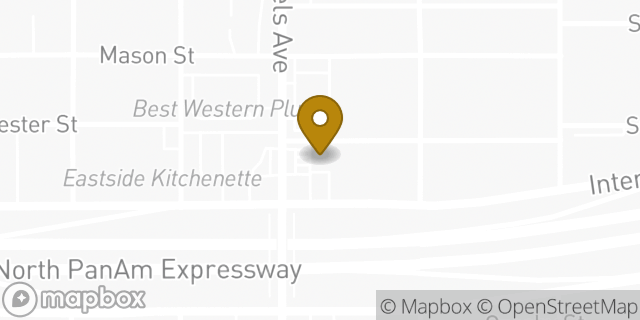 Map showing the location of Amazon Locker - Upgrade in San Antonio, TX 78208