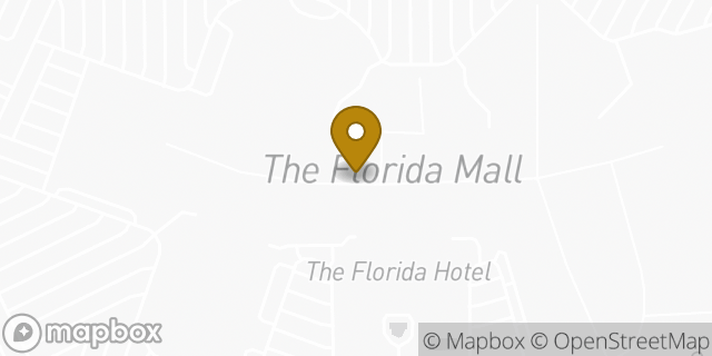 Map showing the location of Levi's Store in Orlando, FL 32809