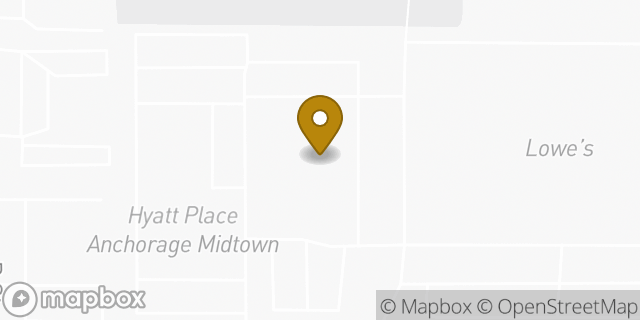 Map showing the location of FedEx ShipSite in Anchorage, AK 99503