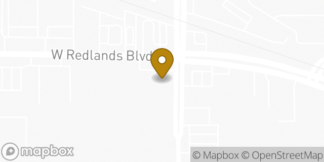 Map showing the location of ATM 7ELEVEN-FCTI in Redlands, CA 92373