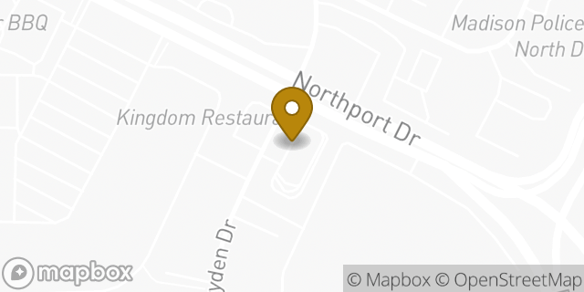 Map showing the location of McDonald's in Madison, WI 53704