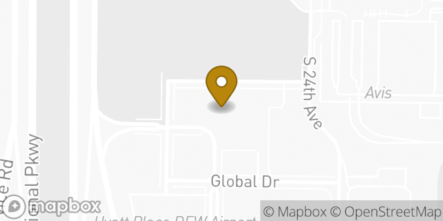 Map showing the location of 7-Eleven in Dallas, TX 75261