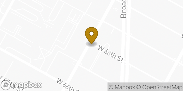 Map showing the location of The UPS Store in New York, NY 10023