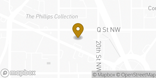 Map showing the location of Amazon Locker - Gillyflower in Washington, DC 20036
