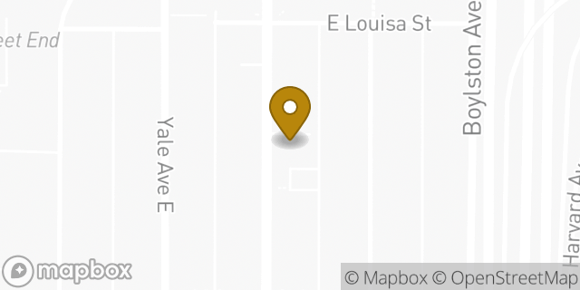 Map showing the location of Starbucks in Seattle, WA 98102