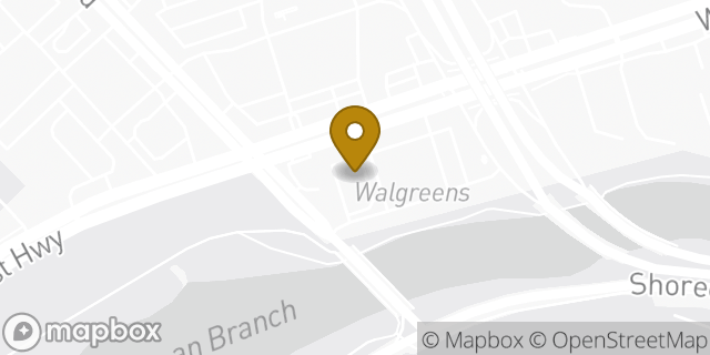 Map showing the location of Whataburger in Dallas, TX 75220