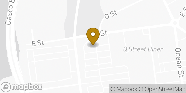 Map showing the location of McDonald's in South Portland, ME 04106