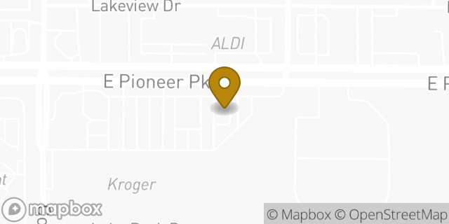 Map showing the location of Dunkin' in Grand Prairie, TX 75051