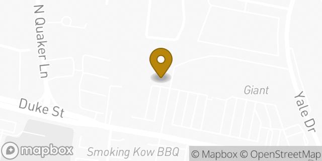 Map showing the location of Panera Bread in Alexandria, VA 22314