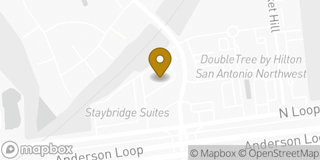 Map showing the location of CVS Pharmacy in San Antonio, TX 78256