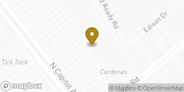 Map showing the location of Amazon Locker - Gotzone in San Jose, CA 95133