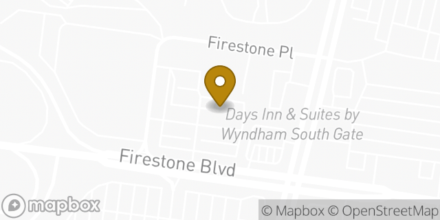 Map showing the location of Central Ford in South Gate, CA 90280
