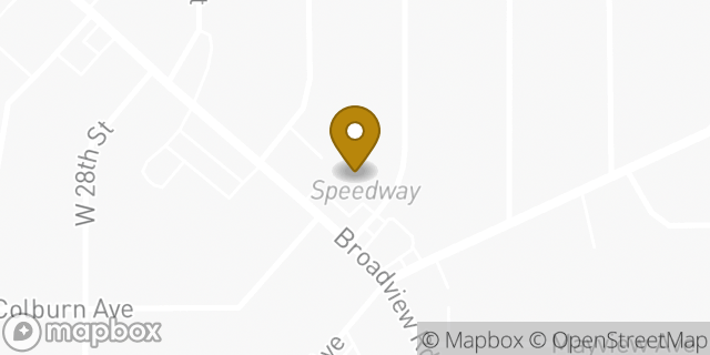 Map showing the location of Amazon Locker - Placemat in Cleveland, OH 44109
